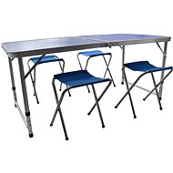 Aga Kempingový skládací set Modrý - Zahradní nábytek