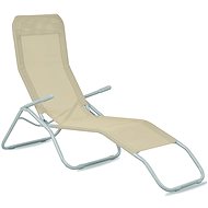 Aga Zahradní lehátko SIESTA MC372171BG Beige - Garden Lounger