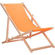 Aga Dřevěné skládací lehátko Orange - Zahradní lehátko
