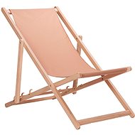 Aga Dřevěné skládací lehátko Cappucino - Zahradní lehátko