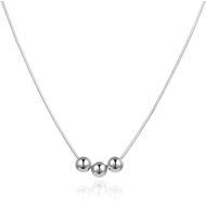 Agato Silver necklace AGS1581/47 (Ag925/1000, 3 g) - Necklace