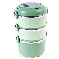 Aga Food carrier 3 tiers, green - Snack Box