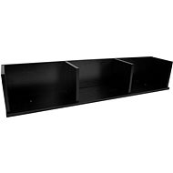 Aga Wall shelf 79 × 15 × 16 cm, black - Shelf