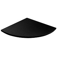 Aga Corner shelf 29 × 29 cm, black - Shelf