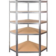 AGA Corner metal shelf 180 × 90 × 40 cm 5 shelves - Shelving Unit