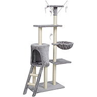 Aga Cat scratching post 55 × 34 × 139 cm, grey - Cat Scratcher