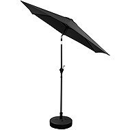 Aga Tilting garden parasol 250 cm Dark grey - Sun Umbrella