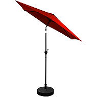 Aga Tilting garden parasol 250 cm Red - Sun Umbrella