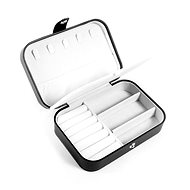 Aga Jewellery box 16 × 11 × 5 cm black - Jewellery Box