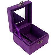 Aga Jewellery box 12,2 × 12,2 × 8,5 cm purple - Jewellery Box