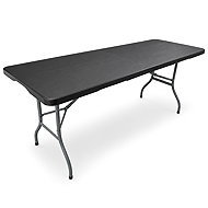 Aga Garden folding table 180 × 74 × 74 cm, black - Garden Table