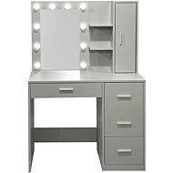 Aga MRDT23 Dressing table with mirror and lighting, grey - Dressing Table