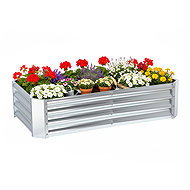 Aga raised bed 180 × 90 × 30 cm galvanized steel - Raised Garden Bed