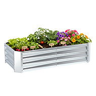 Aga raised bed 240 × 120 × 30 cm galvanized steel - Raised Garden Bed
