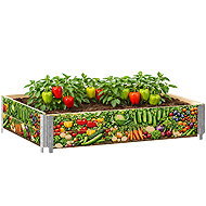 Aga Vyvýšený záhon 120 × 80 × 40 cm Zelenina - Raised Garden Bed