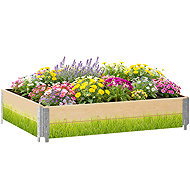 Aga Vyvýšený záhon 120 × 80 × 40 cm Tráva - Raised Garden Bed