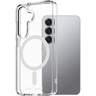 AlzaGuard Crystal Clear TPU Case Compatible with Magsafe for Samsung Galaxy S25 - Phone Cover