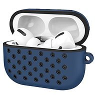 AlzaGuard Silicon Polkadot Case für Airpods Pro - blau/schwarz - Kopfhörer-Hülle