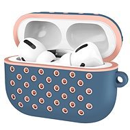 AlzaGuard Silicon Polkadot Case for Airpods Pro, Blue and Pink - Headphone Case