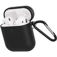AlzaGuard Premium Silicon Case for AirPods 1st and 2nd Gen Black - Headphone Case