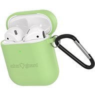 AlzaGuard Premium Silicon Case for AirPods 1st and 2nd Gen Green - Headphone Case
