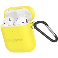 AlzaGuard Premium Silicon Case for AirPods 1st and 2nd Gen Yellow - Headphone Case
