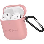 AlzaGuard Premium Silicon Case for AirPods 1st and 2nd Gen Pink - Headphone Case