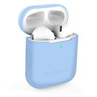 AlzaGuard Skinny Silicone Case Airpods 1. és 2. generáció, kék - Fülhallgató tok