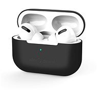 AlzaGuard Skinny Silicone Case Airpods Pro, fekete - Fülhallgató tok