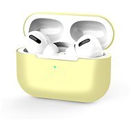 AlzaGuard Skinny Silicone Case Airpods Pro, sárga - Fülhallgató tok