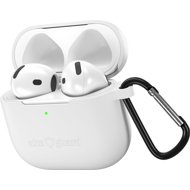 AlzaGuard Skinny Silicone Case for Airpods 4 white - Headphone Case