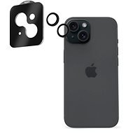 AlzaGuard Elite Lens Protector na iPhone 15/15 Plus čierne - Ochranné sklo na objektív