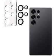 AlzaGuard Elite Lens Protector für das Samsung Galaxy S25 Ultra 5G schwarz mit Einbaurahmen - Objektiv-Schutzglas