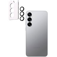 AlzaGuard Elite Lens Protector for Samsung Galaxy S25+ 5G black with installation frame - Camera Glass