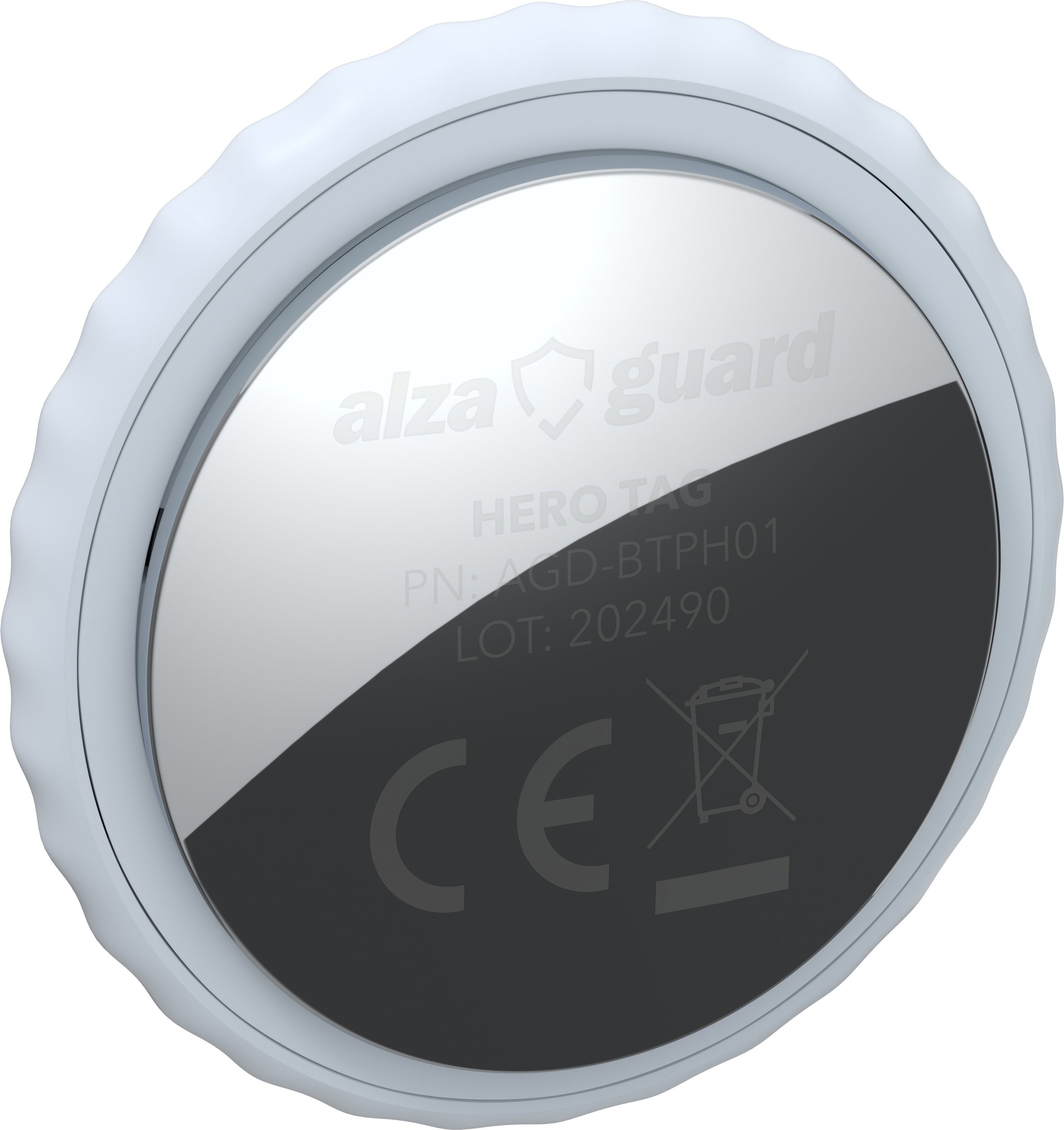 AlzaGuard Premium Hero Tag with FindMy blue - Bluetooth Chip Tracker