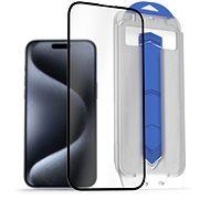 AlzaGuard 2.5D FullCover Glass EasyFit DustFree 2 Pack pro iPhone 15 Pro  - Glass Screen Protector