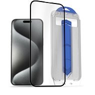 AlzaGuard FullCover Glass EasyFit DustFree 2 Pack iPhone 15 Pro Max 2.5D üvegfólia - Üvegfólia