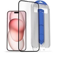 AlzaGuard 2.5D FullCover Glass EasyFit DustFree 2 Pack pro iPhone 15 Plus  - Glass Screen Protector