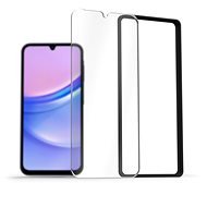 AlzaGuard 2.5D FullCover Glass EasyFit 2 Pack pro Samsung Galaxy A15  - Glass Screen Protector