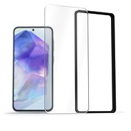 AlzaGuard 2.5D Glass EasyFit 2 Pack for Samsung Galaxy A55 with installation frame - Glass Screen Protector