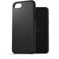AlzaGuard Genuine Leather Case pre iPhone 7/8/SE 2020/SE 2022 čierny - Kryt na mobil