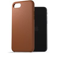 AlzaGuard Genuine Leather Case pro iPhone 7 / 8 / SE 2020 / SE 2022 sedlově hnědý        - Phone Cover