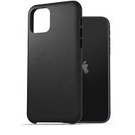 AlzaGuard Genuine Leather Case pro iPhone 11 černý        - Phone Cover