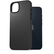 AlzaGuard Genuine Leather Case iPhone 14 Plus készülékhez, fekete - Telefon tok