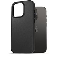AlzaGuard Genuine Leather Case for iPhone 14 Pro black - Phone Cover