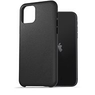 AlzaGuard Genuine Leather Case for iPhone 11 black - Phone Cover