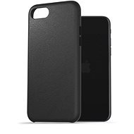 AlzaGuard Genuine Leather Case na iPhone 7/8/SE 2020/SE 2022 čierny - Kryt na mobil