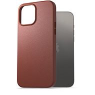 AlzaGuard Genuine Leather Case for iPhone 13 Pro Max brown - Phone Cover