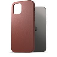 AlzaGuard Genuine Leather Case iPhone 12 / 12 Pro készülékhez, barna - Telefon tok