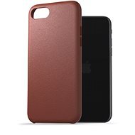 AlzaGuard Genuine Leather Case iPhone 7 / 8 / SE 2020 / SE 2022 készülékhez, barna - Telefon tok
